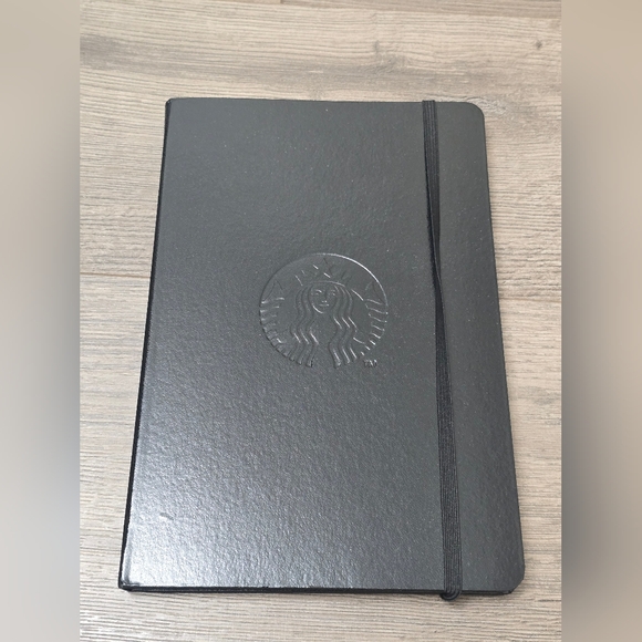 Starbucks Black Journal Notebook - Picture 1 of 5